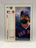 # 418 Jeff Reardon  Boston Red Sox 1991 UD Baseball Cards