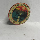 Trail's End Gourmet Popcorn 1996 1997 Logo  Lapel Pin