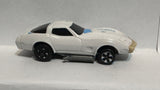 White Goodrich Corvette 1980 Kidco Diecast Car