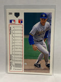 # 289 Greg Brock  Milwaukee Brewers 1991 UD Baseball card