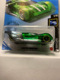 Green Lindster Prototype X-Raycers GHF00 D7C6 2018 Long Card Hot Wheels Diecast Car