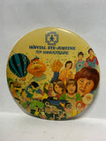 Hopital Ste-Justine 75th Aniversey Logo  Button Pinback