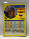 # 520 Eric Yelding  Houston Astros 1991 Fleer Baseball card