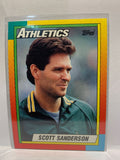 # 110T Scott Sanderson   Oakland Athletics 1990 Topps Baseball Cards