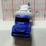 Blue White Maisto Milk Utility Van Maisto Farm Diecast Car