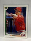 # 280 Todd Benzinger  Cincinnati Reds 1991 UD Baseball card