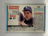 # 191 Alex Fernandez  Chicago White Sox 1992 Donruss Baseball Cards