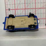 Blue Jeep Cherokee Skull Crossbones Matchbox Diecast Car