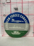 Canadian Forces Jet Ship Tank Forces Canadiennes  Button Pinback