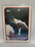 # 255 Ron Guidry  New Yrok Yankees 1989 Topps Baseball Cards