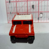 Red Rescue General Corp Humvee 0773 Hot Wheels Diecast Car