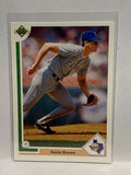 # 472 Kevin Brown  Texas Rangers 1991 UD Baseball card