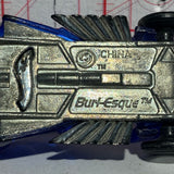 Blue Burl-Esque X-Raycers Hot Wheels Diecast Car