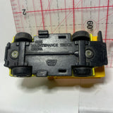 Yellow  6036 Maintenance Truck Motor Max Construction Diecast Car