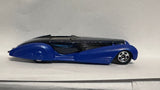 Black Blue X1635 Custom Cadillac Caddy Fleetwood ©2012 Hot Wheels Diecast Car
