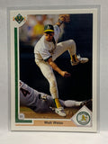 # 192 Walt Weiss  Oakland Athletics 1991 UD Baseball card