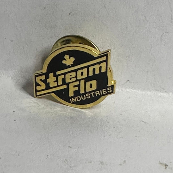 Stream Flo Industries Logo  Lapel Pin