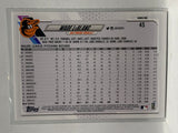 # 45 Wade LeBlanc  Baltimore Orioles 2021 Topps Series One Baseball Cards