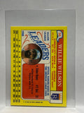 # 56 Willie Wilson Mini Kansas City Royals 1989 Topps Baseball card