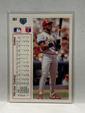 # 387 Felix Jose  St Louis Cardinals 1991 UD Baseball Cards