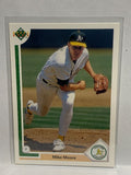 # 423 Mike Moore  Oakland Athletics 1991 UD Baseball card