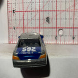 Silver Police Car Unbranded Diecast Car