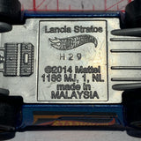 Blue Lancia Stratos HW Race Hot Wheels Diecast Car