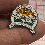 St Matthew's School Rocky Mountain House  Lapel Pin