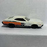 White '72 Ford Gran Torino Sport Hot Wheels Diecast Car