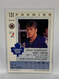 # 131 Drake Berehowsky  Toronto Maple Leafs 92-93 O-Pee-Chee Premier Hockey Cards