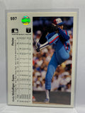 # 597 Andy McGaffigan  Montreal Expos 1990 UD Baseball Cards