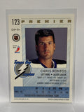 # 123 Chris Kontos  Tampa Bay Lightning 92-93 O-Pee-Chee Premier Hockey Cards