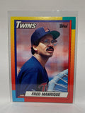 # 66T Fred Manrique  Minnesota Twins 1990 Topps Baseball Cards