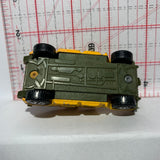 Yellow Hummer H1 Trakor Adventure Team MB506 Matchbox Diecast Car