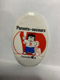Travelin Incougnito Couger Ad  Button Pinback