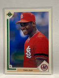 # 387 Felix Jose  St Louis Cardinals 1991 UD Baseball Cards