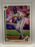 # 654 Alex Cole  Cleveland Indians 1991 UD  Baseball Cards