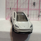 White Tesla Model Y HKG28 2022 Hot Wheels Diecast Car