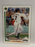# 247 Kevin Mitchell  San Francisco Giants 1991 UD Baseball card