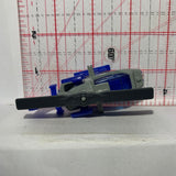 Grey Police Mission Helicopter Matchbox Diecast Car