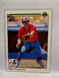 # 558 Mike Fitzgerald  Montreal Expos 1990 UD Baseball Cards