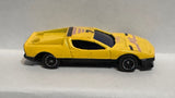 Yellow Maserati #7 Turbo Unbranded Diecast Car