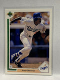 # 356 Jose Offerman  Los Angeles Dodgers 1991 UD Baseball card