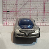 Silver Nitrium Hot Wheels Diecast Car