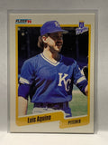 # 101 Luis Aquino  Kansas City Royals 1990 Fleer Baseball card