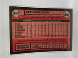 # 267 Jeff Robinson  Detroit Tigers 1989 Topps Baseball Cards