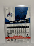 # 92 Gabriel Landeskog  Colorado Avalanche 26-27 UD Tim Hortons Hockey Cards