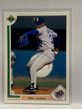 # 496 Mike Jackson  Seattle Mariners 1991 UD Baseball card