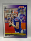 # TB10 Kyle Trask Throwback Rookie Florida Gators 2021 Score Football Cards