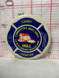 Cadet Pompier Combattez Avec Nous Hull La Dystrophre Musulanee  Button Pinback